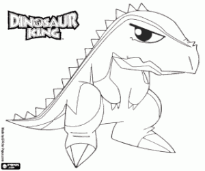 images coloring pages dinosaur king cards - photo #2